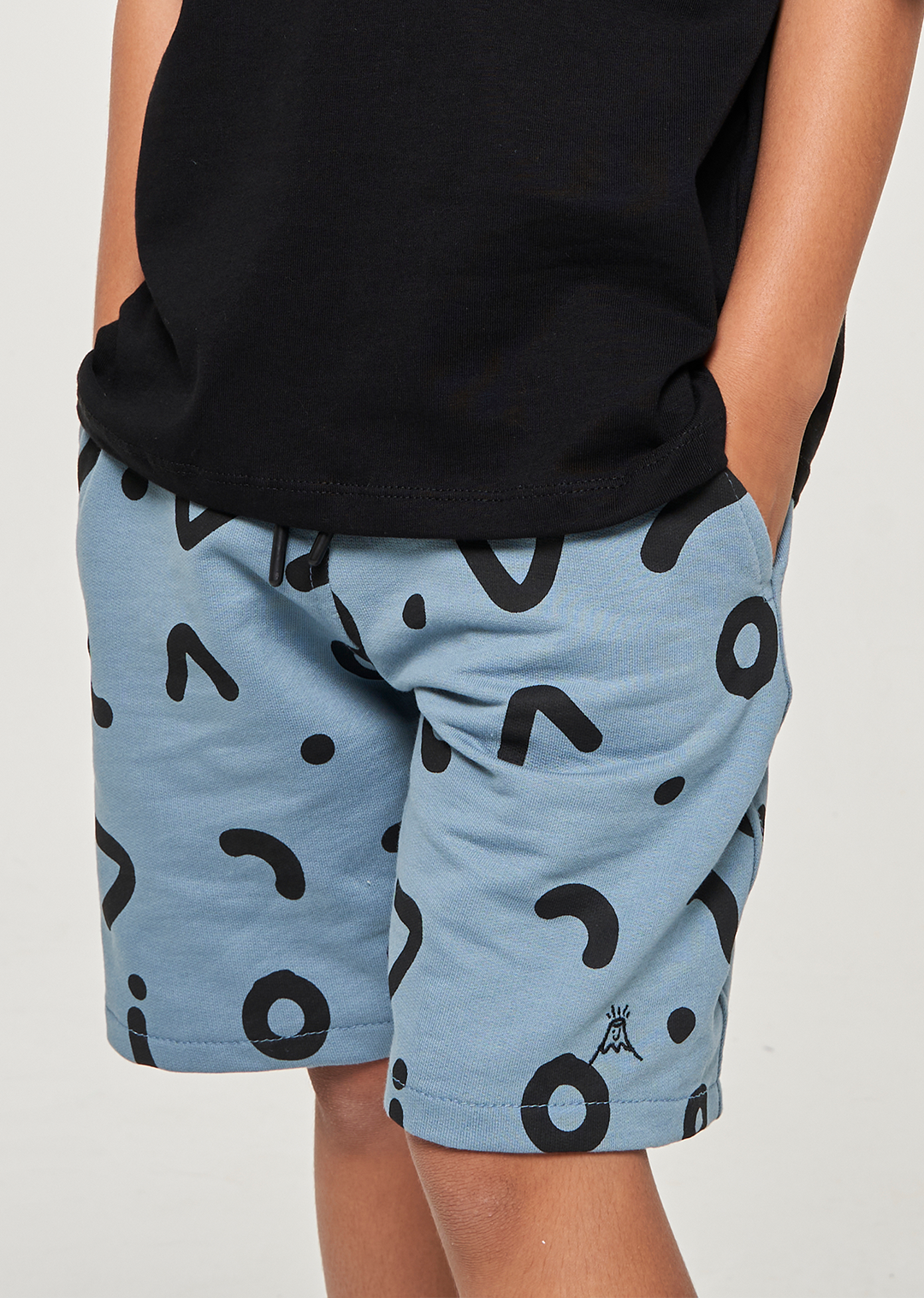 Short Súper Volcánico Azul/negro