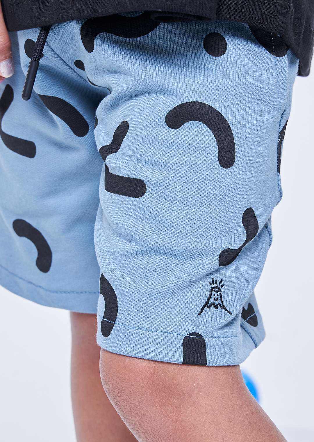Short Súper Volcánico Azul/negro