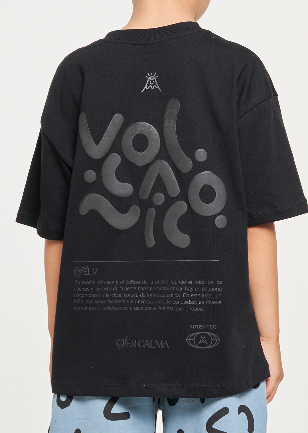 Camiseta Volcánico Urban Negra