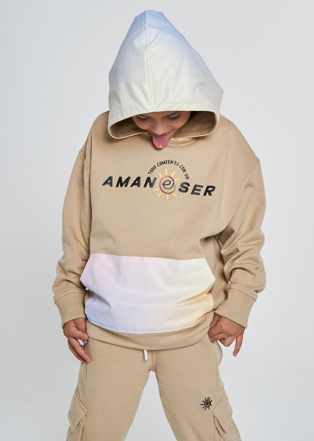 Set Buzo/Sudadera Aman-e-Ser Café