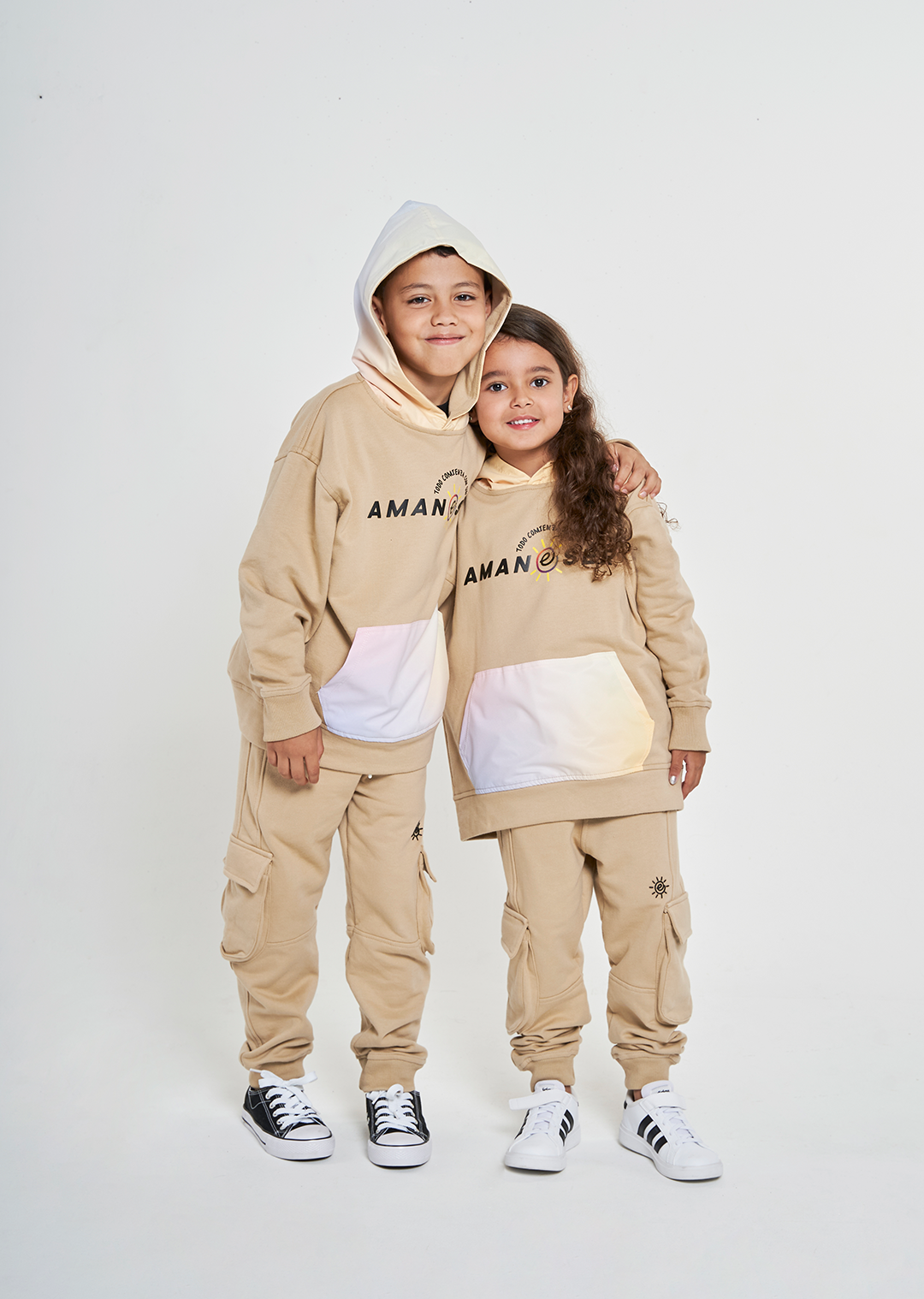 Set Buzo/Sudadera Aman-e-Ser Café