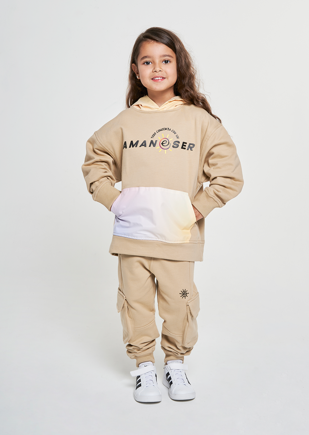 Set Buzo/Sudadera Aman-e-Ser Café