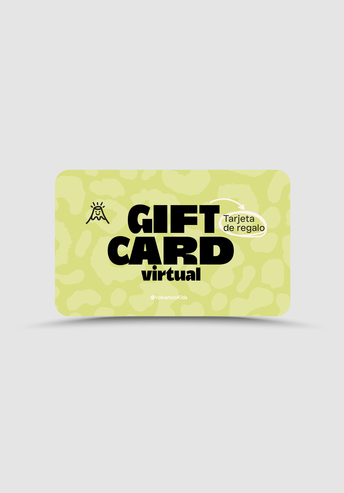 Tarjeta de regalo Volcánico