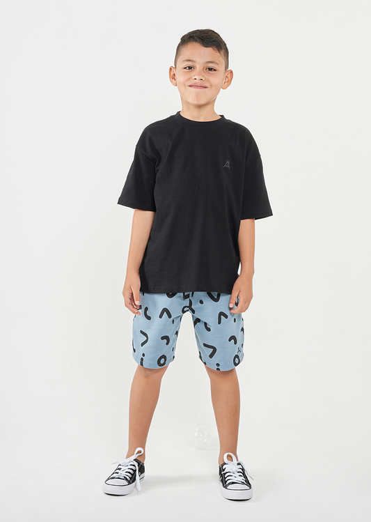 Short Súper Volcánico Azul/negro