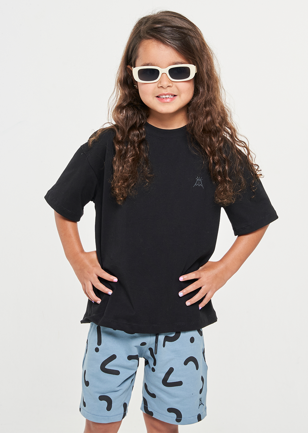 Short Súper Volcánico Azul/negro
