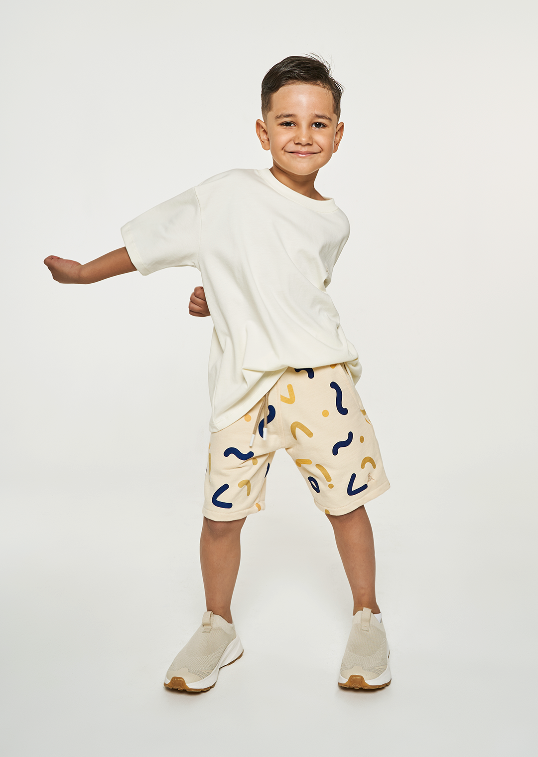 Short Súper Volcánico Beige/Iris