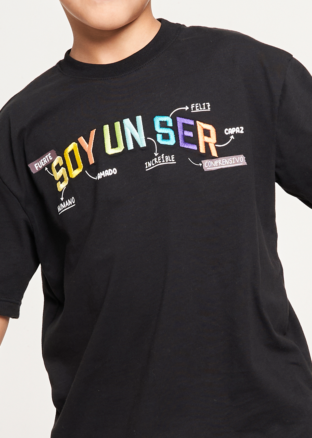 Camiseta Soy un ser Negra